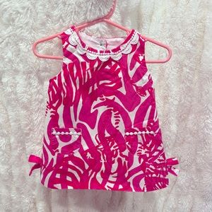 Pink Lilly Pulitzer infant shift dress..